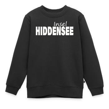 Insel HIDDENSEE - Kinder Premium Organic Sweatshirt - Schwarz - Vorne - AI Model Kid Female (0cm)