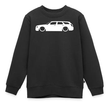 Klassische Kombi Silhouette Low life - Kinder Premium Organic Sweatshirt - Schwarz - Vorne - AI Model Kid Female (0cm)