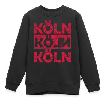 Köln Colonia Kölle Dom Geschenk - Kinder Premium Organic Sweatshirt - Schwarz - Vorne - AI Model Kid Female (0cm)