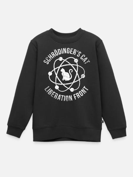 Le chat de Schrödinger - Sweat Premium enfant bio - noir