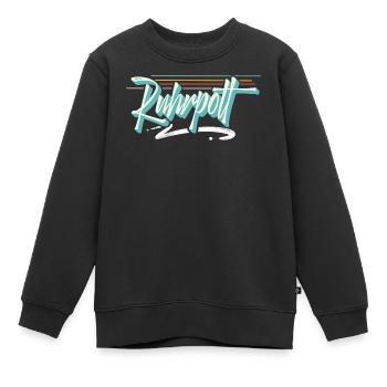 Ruhrpott - Kinder Premium Organic Sweatshirt - Schwarz - Vorne - AI Model Kid Female (0cm)