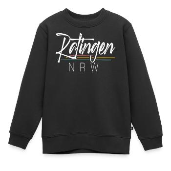 Ratingen Nrw - Kinder Premium Organic Sweatshirt - Schwarz - Vorne - AI Model Kid Female (0cm)