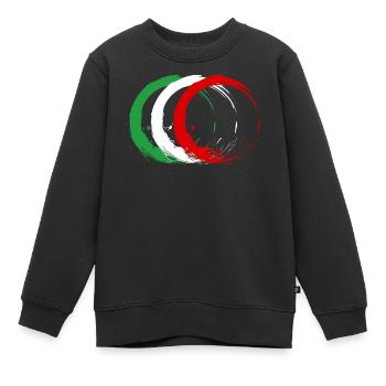 Iran - Kinder Premium Organic Sweatshirt - Schwarz - Vorne - AI Model Kid Female (0cm)