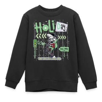 Tour du parc de vélo - Sweat Premium enfant bio - noir - Devant - AI Model Kid Female (0cm)
