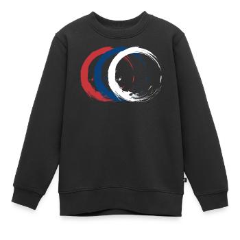 Serbien - Kinder Premium Organic Sweatshirt - Schwarz - Vorne - AI Model Kid Female (0cm)