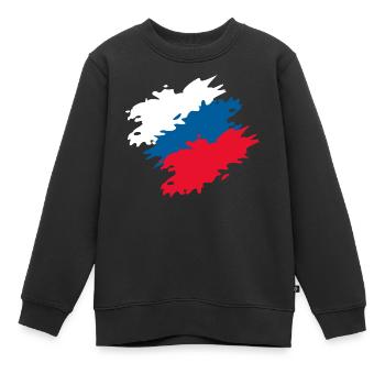 Tschechien - Kinder Premium Organic Sweatshirt - Schwarz - Vorne - AI Model Kid Female (0cm)