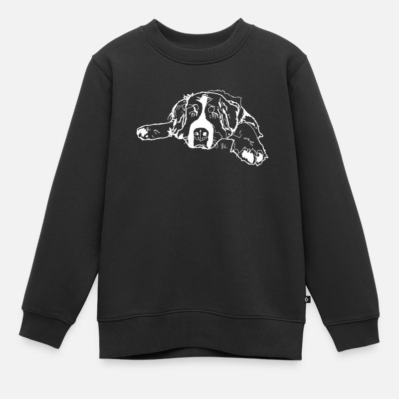Bouvier bernois - Sweat Premium enfant bio - noir