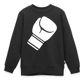 Boxe Combat Muay Thai - Sweat Premium enfant bio - noir - Devant - AI Model Kid Female (0cm)