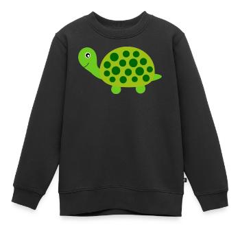 Tortue Tortues - Sweat Premium enfant bio - noir - Devant - AI Model Kid Female (0cm)