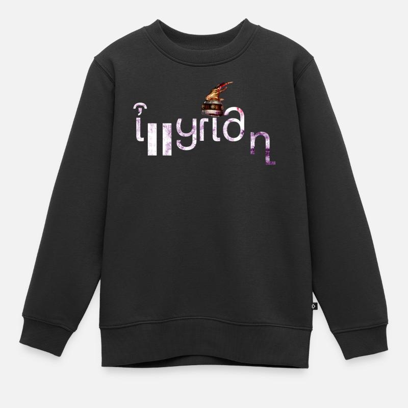 Illyrian - Kinder Premium Organic Sweatshirt - Schwarz