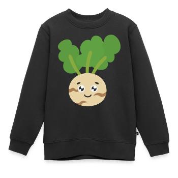 Chou-rave - Sweat Premium enfant bio - noir - Devant - AI Model Kid Female (0cm)