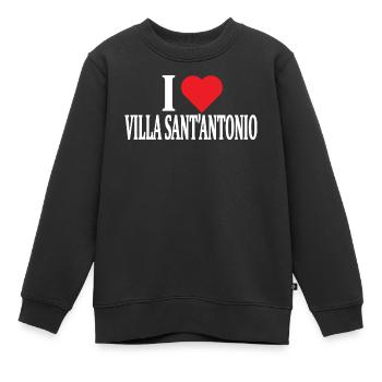 T-Shirt Io amo Villa Sant'Antonio Sardinien - Kinder Premium Organic Sweatshirt - Schwarz - Vorne - AI Model Kid Female (0cm)