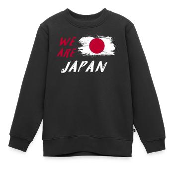 Nous sommes la conception des drapeaux du Japon - Sweat Premium enfant bio - noir - Devant - AI Model Kid Female (0cm)