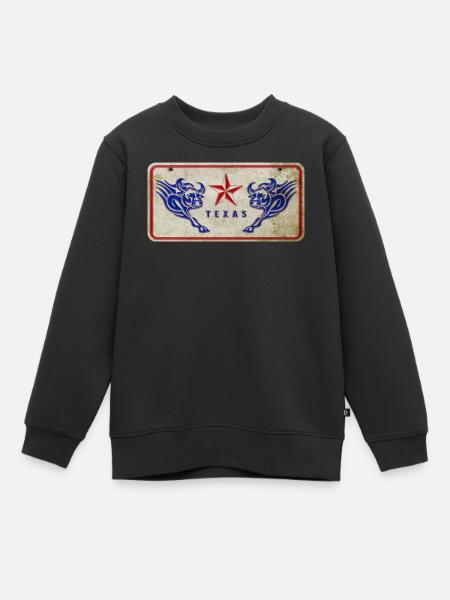 Bouclier du Texas - Sweat Premium enfant bio - noir