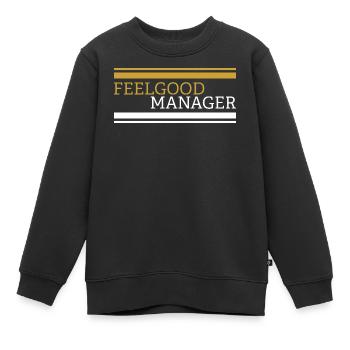 Tshirt Feelgood manager - Sweat Premium enfant bio - noir - Devant - AI Model Kid Female (0cm)