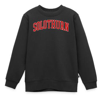 Slothurn College Arc - Kinder Premium Organic Sweatshirt - Schwarz - Vorne - AI Model Kid Female (0cm)