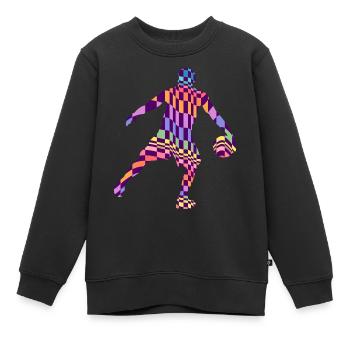 basket-ball modèle de basket-ball jeu de basket-ball - Sweat Premium enfant bio - noir - Devant - AI Model Kid Female (0cm)