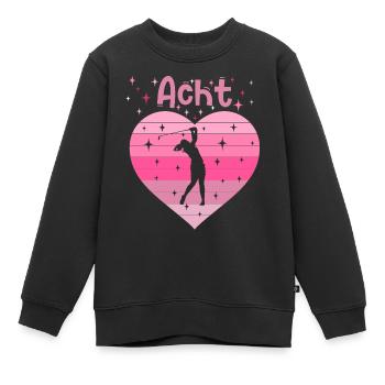 8. Geburstag Golf Golferin Mädchen Tochter - Kinder Premium Organic Sweatshirt - Schwarz - Vorne - AI Model Kid Female (0cm)