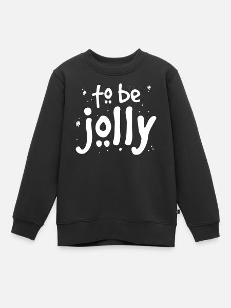 Vacances pour être joyeux - Sweat Premium enfant bio - noir