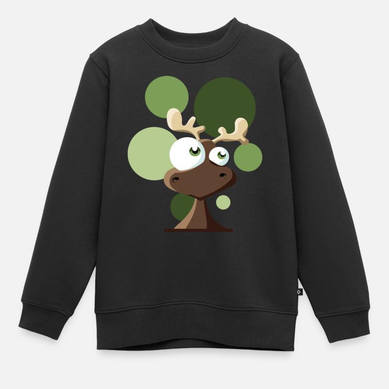 élan - Sweat Premium enfant bio - noir