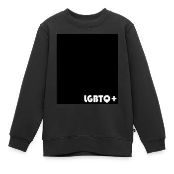 LGBTQ+ - Sweat Premium enfant bio - noir - Devant - AI Model Kid Female (0cm)