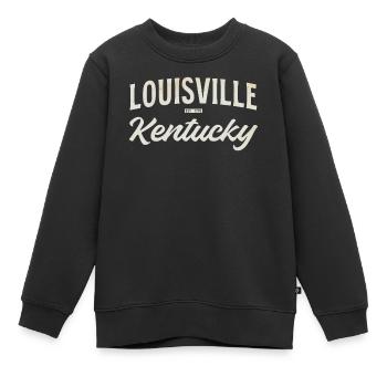 Louisville Kentucky Vintage Schriftzug - Kinder Premium Organic Sweatshirt - Schwarz - Vorne - AI Model Kid Female (0cm)