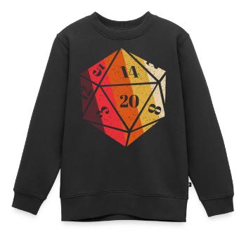 RPG RPG jeux de rôle sur table jeu de rôle de joueur - Sweat Premium enfant bio - noir - Devant - AI Model Kid Female (0cm)
