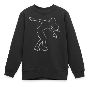Roller Skates Roller Skating Damen Roller Skating - Kinder Premium Organic Sweatshirt - Schwarz - Vorne - AI Model Kid Female (0cm)