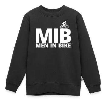 Radfahren, Radfahrer, Fahrradfan - Kinder Premium Organic Sweatshirt - Schwarz - Vorne - AI Model Kid Female (0cm)