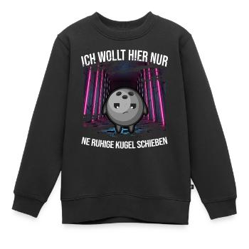 bowling bowlingkugel x split bowl strike spare pin - Kinder Premium Organic Sweatshirt - Schwarz - Vorne - AI Model Kid Female (0cm)