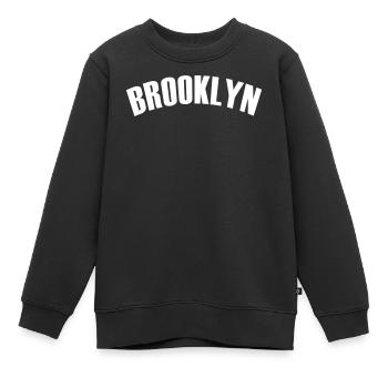 Chemise Brooklyn - Sweat Premium enfant bio - noir - Devant - AI Model Kid Female (0cm)