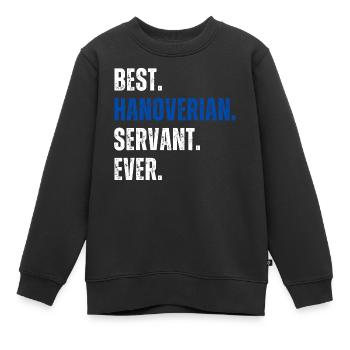 ! Meilleur serviteur hanovrien de tous les temps - Sweat Premium enfant bio - noir - Devant - AI Model Kid Female (0cm)