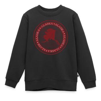ALASKA - Kinder Premium Organic Sweatshirt - Schwarz - Vorne - AI Model Kid Female (0cm)
