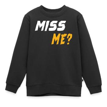 Me manque? - Sweat Premium enfant bio - noir - Devant - AI Model Kid Female (0cm)