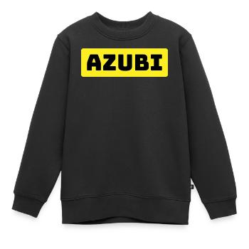 Azubi Tshirt yellow - Kinder Premium Organic Sweatshirt - Schwarz - Vorne - AI Model Kid Female (0cm)