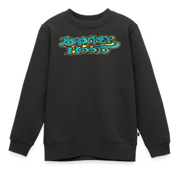 BH - Kinder Premium Organic Sweatshirt - Schwarz - Vorne - AI Model Kid Female (0cm)