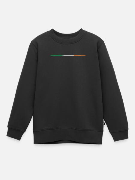 tricolore IRL - Sweat Premium enfant bio - noir
