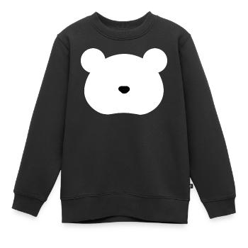 Polar Bear - Kinder Premium Organic Sweatshirt - Schwarz - Vorne - AI Model Kid Female (0cm)