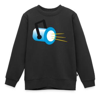 Scheinwerfer | Headlight - Kinder Premium Organic Sweatshirt - Schwarz - Vorne - AI Model Kid Female (0cm)