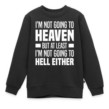 Atheismus - Kinder Premium Organic Sweatshirt - Schwarz - Vorne - AI Model Kid Female (0cm)