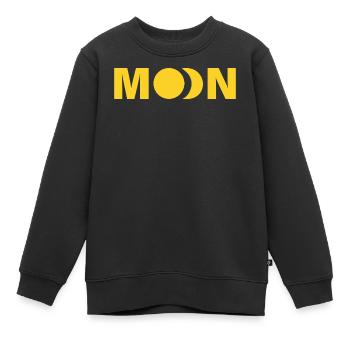 MOON - Kinder Premium Organic Sweatshirt - Schwarz - Vorne - AI Model Kid Female (0cm)