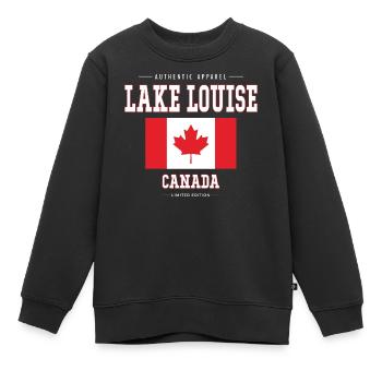 Lac Louise - Sweat Premium enfant bio - noir - Devant - AI Model Kid Female (0cm)