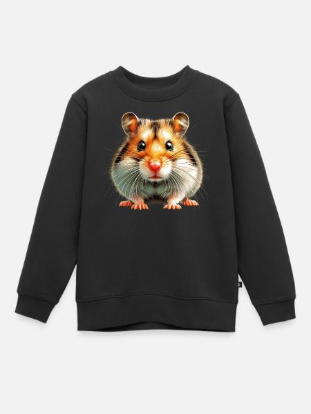 Hamster - Sweat Premium enfant bio - noir