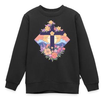 Renaissance - Kinder Premium Organic Sweatshirt - Schwarz - Vorne - AI Model Kid Female (0cm)