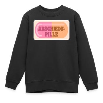 ABSCHIEDSPILLE ABSCHIED - Kinder Premium Organic Sweatshirt - Schwarz - Vorne - AI Model Kid Female (0cm)