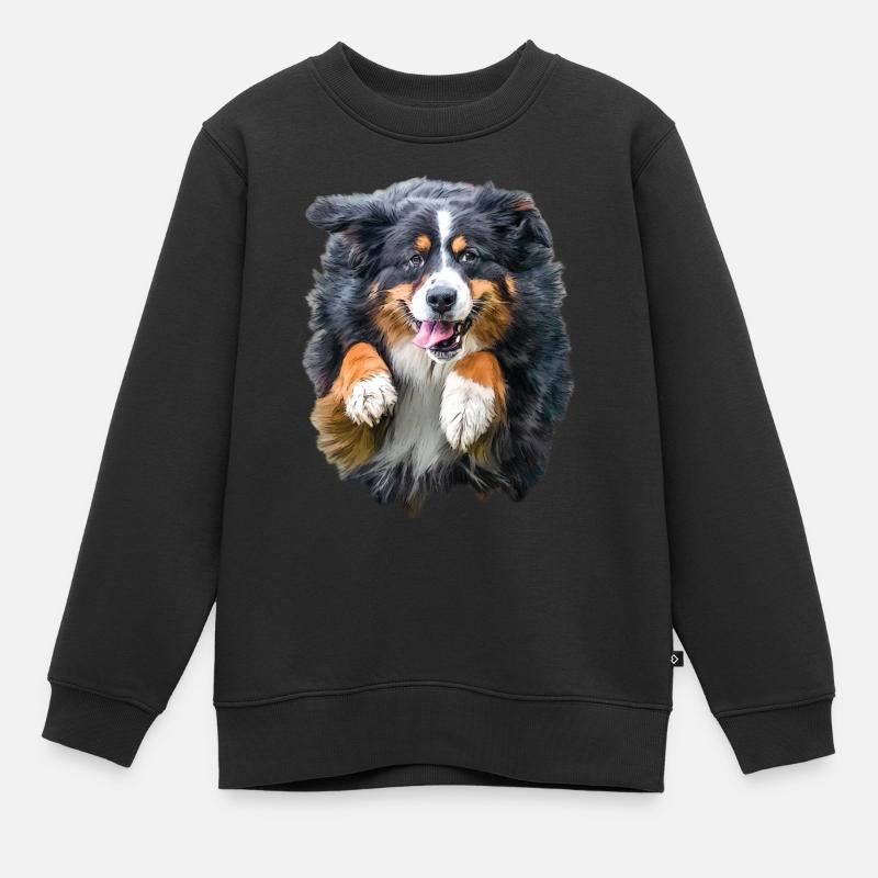 Berner Sennenhund - Kinder Premium Organic Sweatshirt - Schwarz