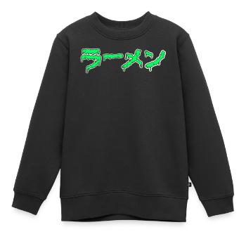 Dripping Ramen - Kids Premium Organic Sweatshirt - black - Front - AI Model Kid Female (0cm)