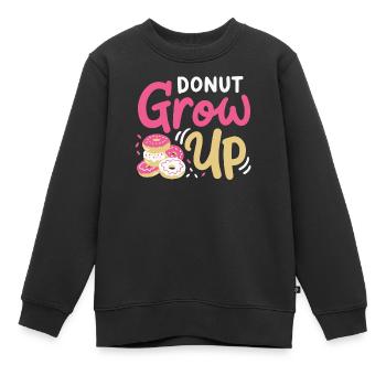 Donuts Donut-Liebhaber - Kinder Premium Organic Sweatshirt - Schwarz - Vorne - AI Model Kid Female (0cm)