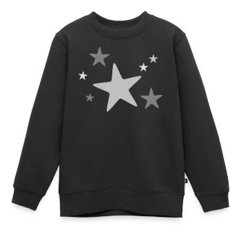 Star group multicolored - Kids Premium Organic Sweatshirt - black - Front - AI Model Kid Female (0cm)