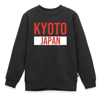 T-shirt Kyoto. - Sweat Premium enfant bio - noir - Devant - AI Model Kid Female (0cm)